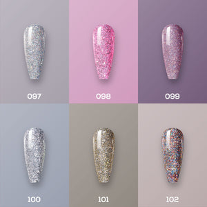 LAVIS Nail Lacquer Holiday Fall Set N2 (6 colors): 097, 098, 099, 100, 101, 102