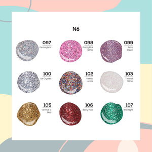 LAVIS Nail Lacquer Fall Winter Set N6 (9 colors): 097, 098, 099, 100, 102, 103, 105, 106, 107