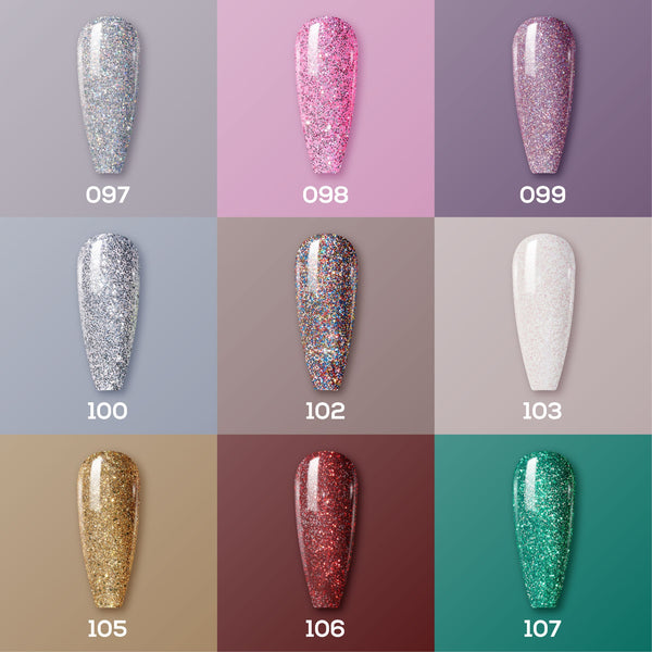 LAVIS Nail Lacquer Fall Winter Set N6 (9 colors): 097, 098, 099, 100, 102, 103, 105, 106, 107