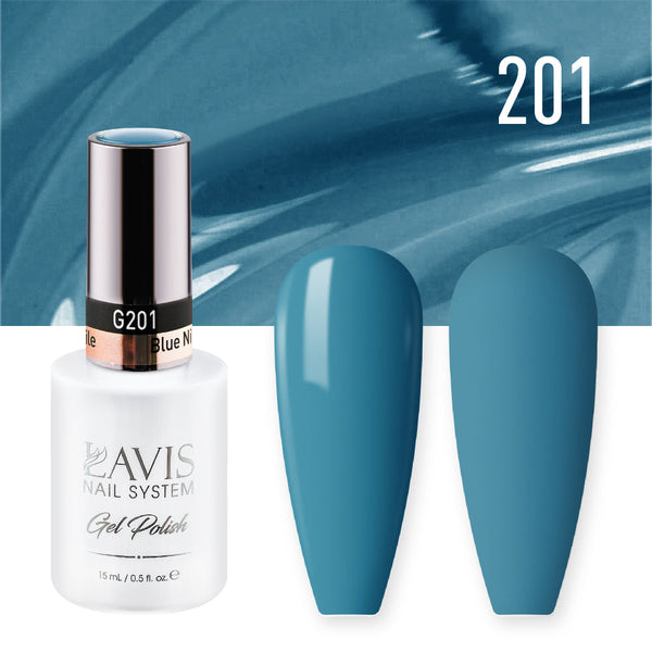 LAVIS Nail Lacquer - 201 Blue Nile - 0.5oz