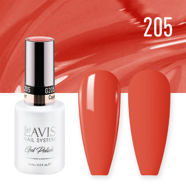 LAVIS 205 Cayenne Pepper - Gel Polish 0.5 oz