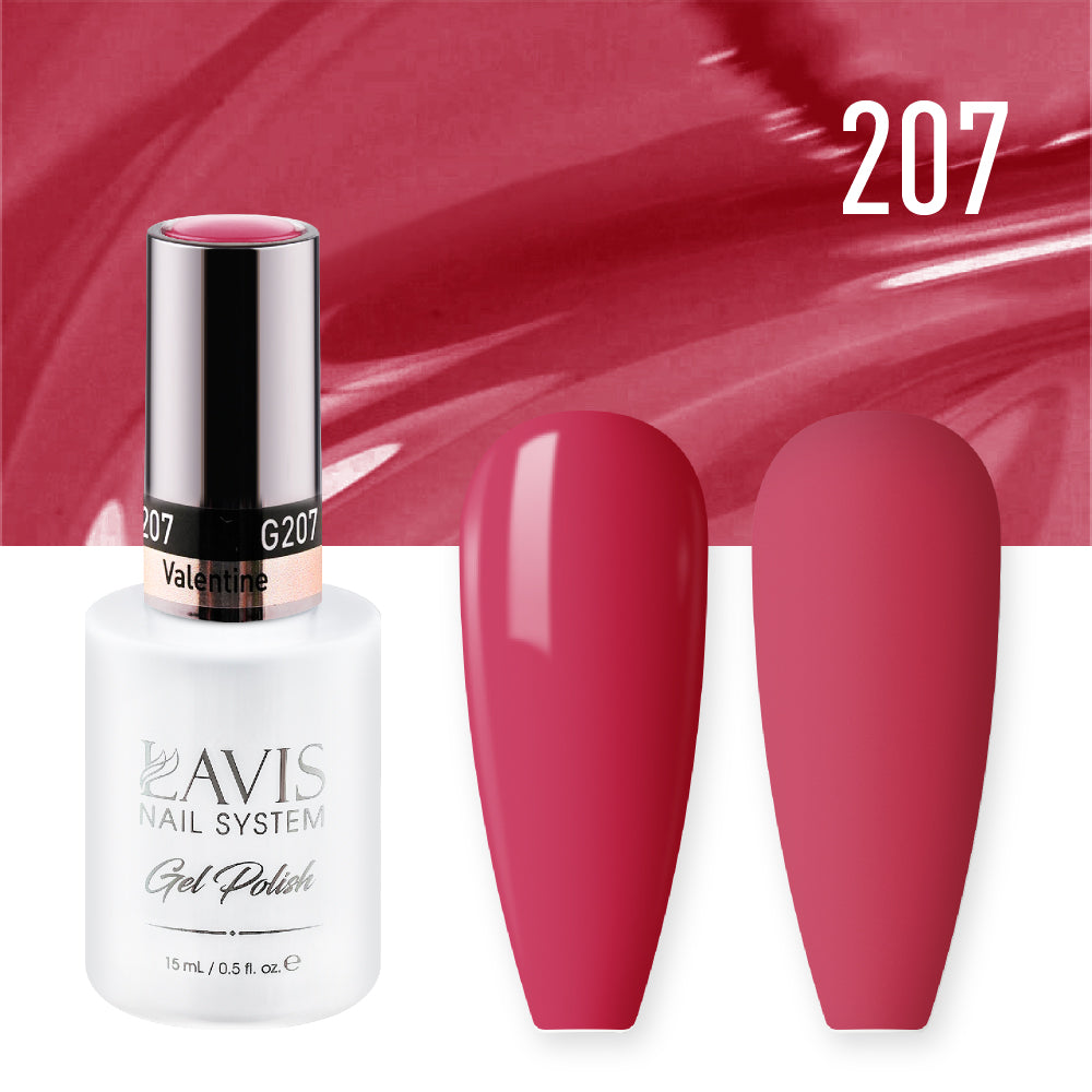 LAVIS 207 Valentine - Gel Polish 0.5 oz