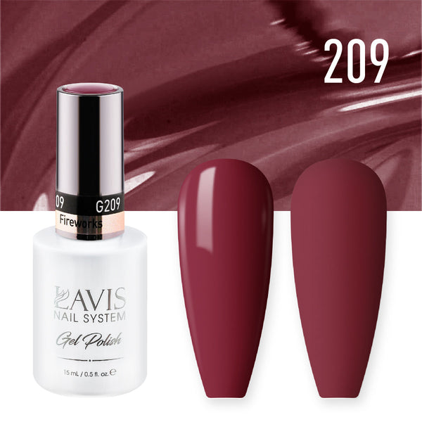 LAVIS 209 Fireworks - Gel Polish 0.5 oz