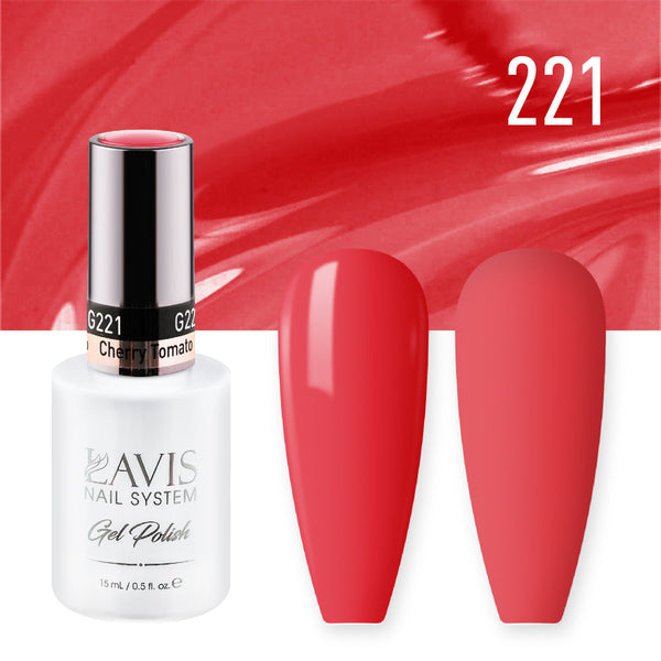 LAVIS 221 Cherry Tomato - Gel Polish 0.5 oz