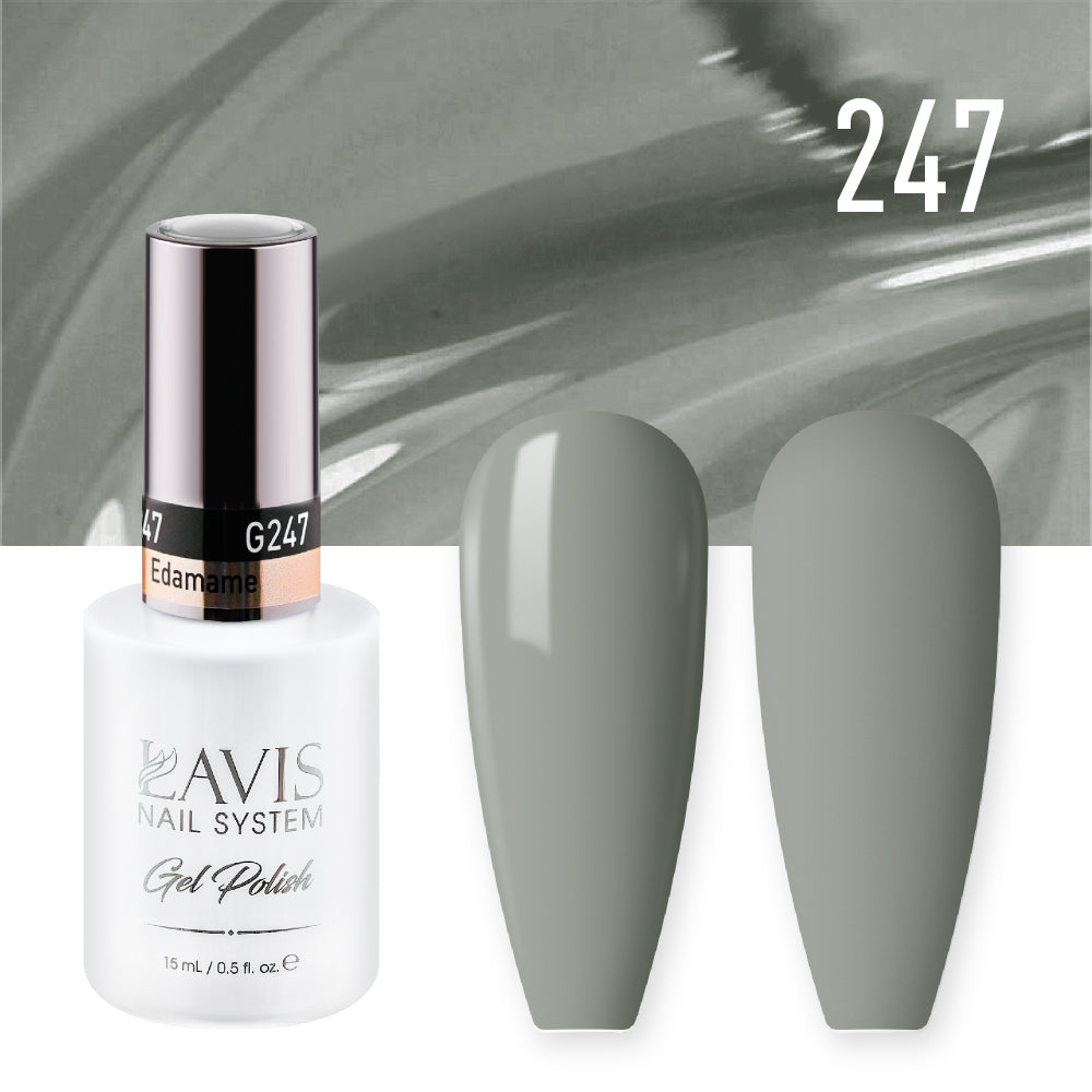 LAVIS Nail Lacquer - 247 (Ver 2) Edamame - 0.5oz