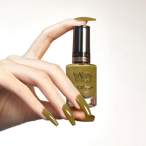 LAVIS 248 Brass - Gel Polish & Matching Nail Lacquer Duo Set - 0.5oz