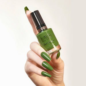 LAVIS 249 Russian Green - Gel Polish & Matching Nail Lacquer Duo Set - 0.5oz