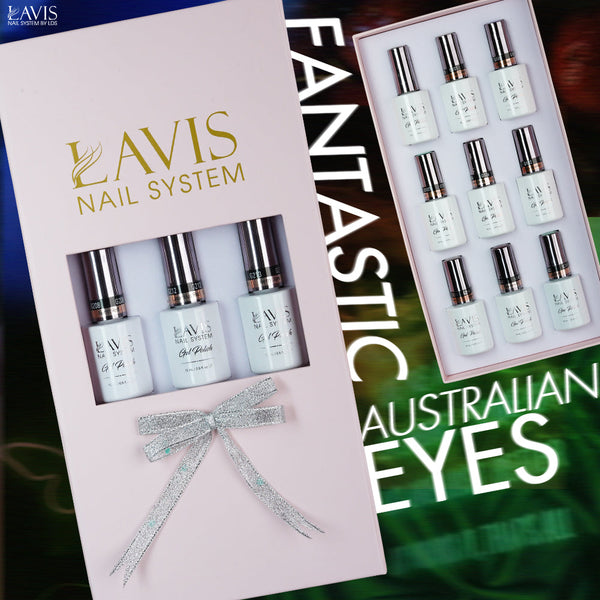  Lavis Gel Fantastic Australian Eyes Set G8 (9 colors): 217, 219, 220, 222, 223, 224, 225, 226, 228