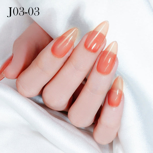 Jelly Gel Polish Colors - Lavis J03-03 - Bare With Me Collection