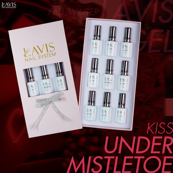  Lavis Gel Kiss Under Mistletoe Set G7 (9 colors): 205, 206, 207, 208, 209, 210, 211, 212, 213