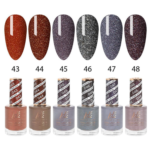 LDS Nail Lacquer Set (6 colors): 043 to 048