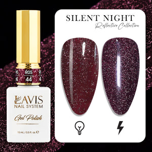 LAVIS Reflective R05 - 44 - Gel Polish 0.5 oz - Silent Night Reflective Collection