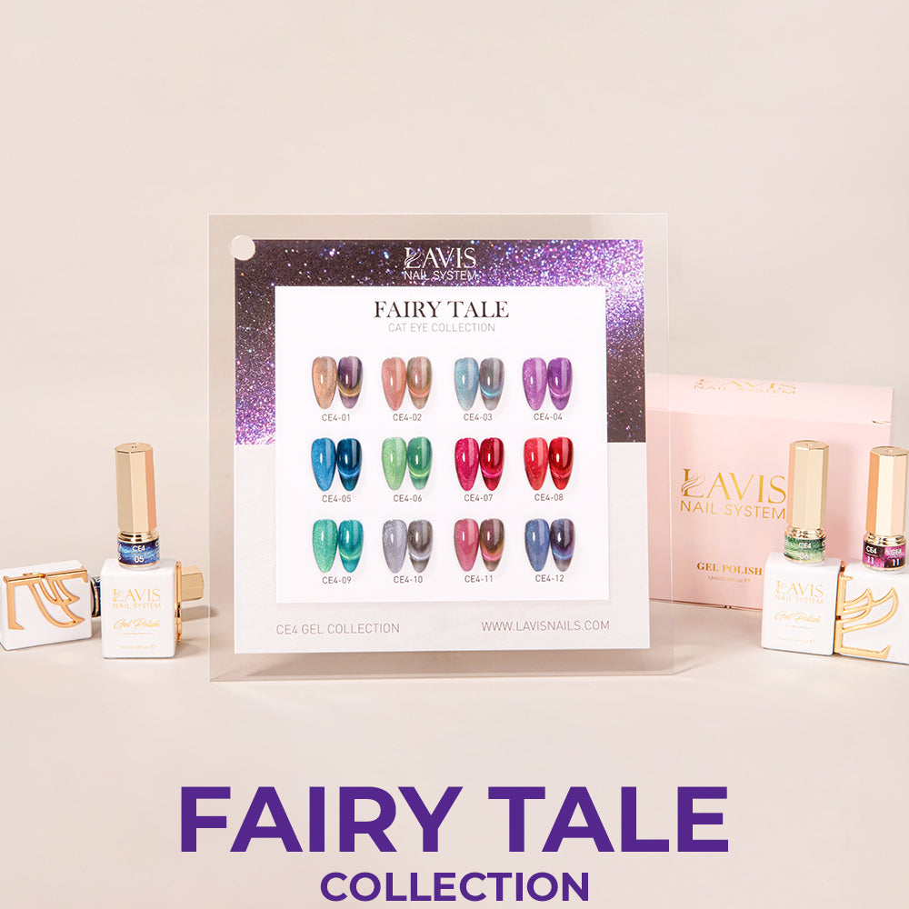 LAVIS Cat Eyes CE4 - Gel Polish 0.5 oz - Fairy Tale Collection