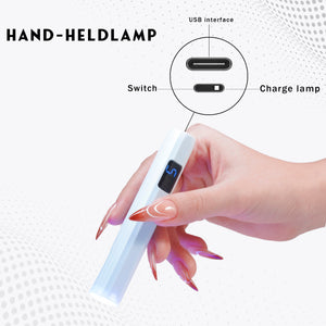 Mini UV/LED Handheld Lamp Z23 - White (PCS)