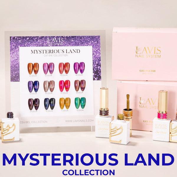 LAVIS Cat Eyes CE6 - Gel Polish 0.5 oz - Mysterious Land Collection