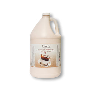  LAVIS - Coffee Cappucino - Foot massage lotion - 1 gallon by LAVIS NAILS sold by DTK Nail Supply