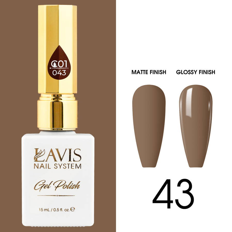 LAVIS C01 - 043 - Gel Polish 0.5 oz - Whimsical Collection