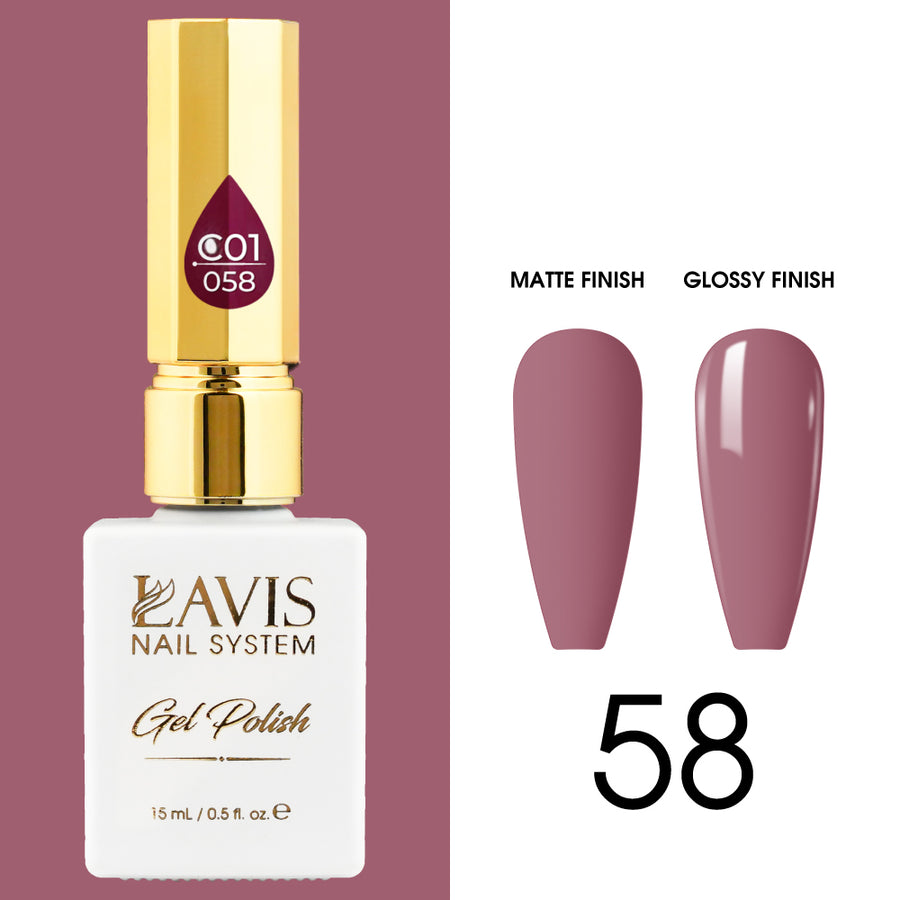 LAVIS C01 - 058 - Gel Polish 0.5 oz - Whimsical Collectionion