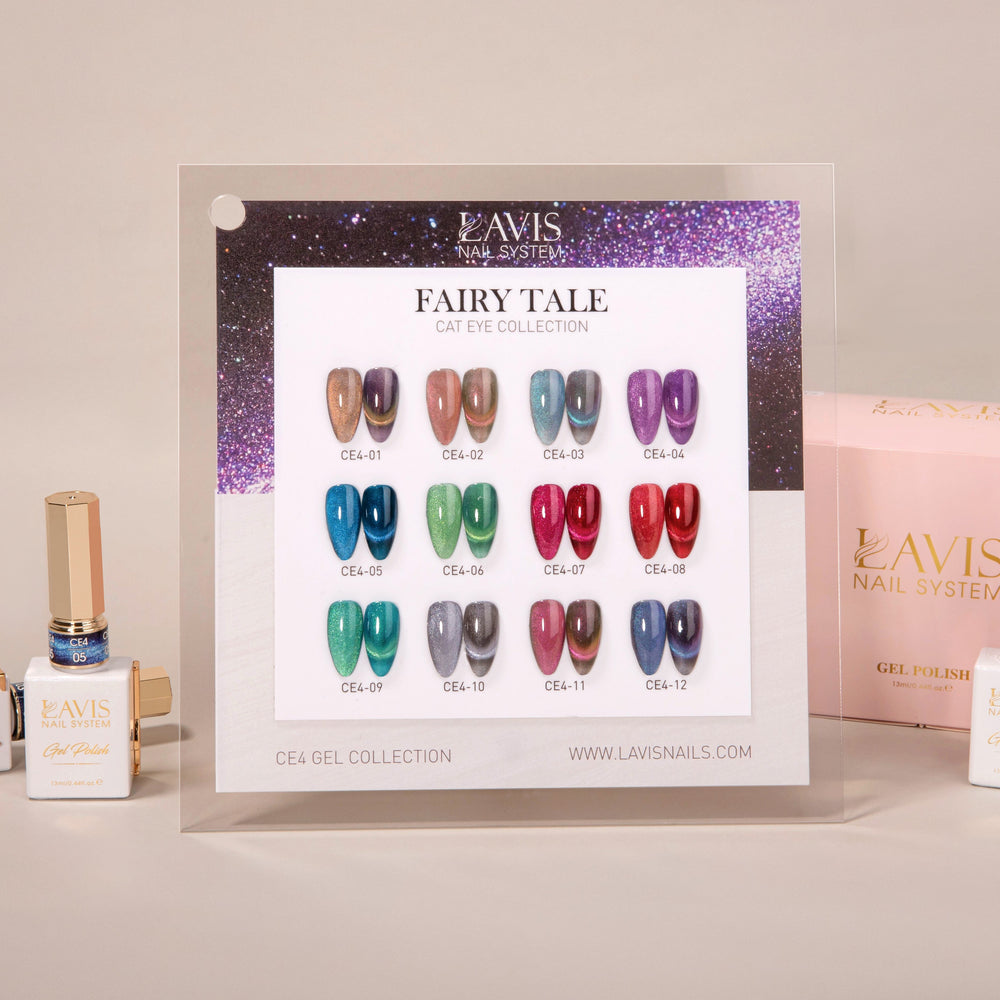 LAVIS Cat Eyes CE4 - Gel Polish 0.5 oz - Fairy Tale Collection