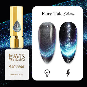 LAVIS Cat Eyes CE4 - 03 - Gel Polish 0.5 oz - Fairy Tale