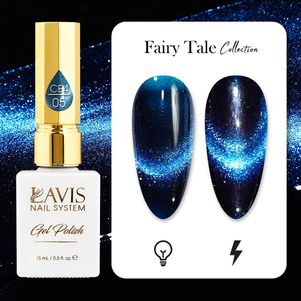 LAVIS Cat Eyes CE4 - 05 - Gel Polish 0.5 oz - Fairy Tale