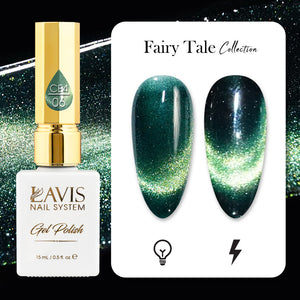 LAVIS Cat Eyes CE4 - 06 - Gel Polish 0.5 oz - Fairy Tale