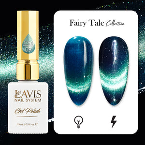 LAVIS Cat Eyes CE4 - 09 - Gel Polish 0.5 oz - Fairy Tale