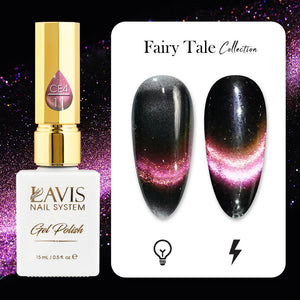 LAVIS Cat Eyes CE4 - 11 - Gel Polish 0.5 oz - Fairy Tale