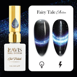 LAVIS Cat Eyes CE4 - 12 - Gel Polish 0.5 oz - Fairy Tale