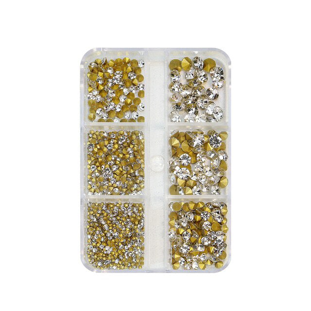  Mix Size 3D Sharp Diamond - 01# Clear by OTHER sold by DTK Nail Supply