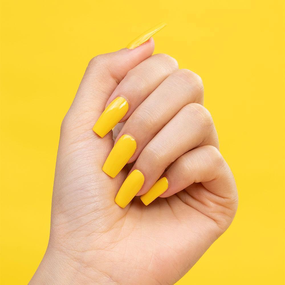 SUMMER YELLOW GEL NAILS💛⭐️🔆 | Gallery posted by Christym | Lemon8