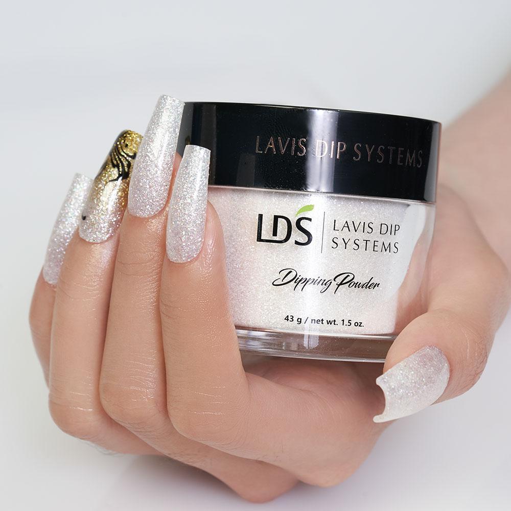 LDS Glitter Dipping Powder Nail Colors - 166 Elevate