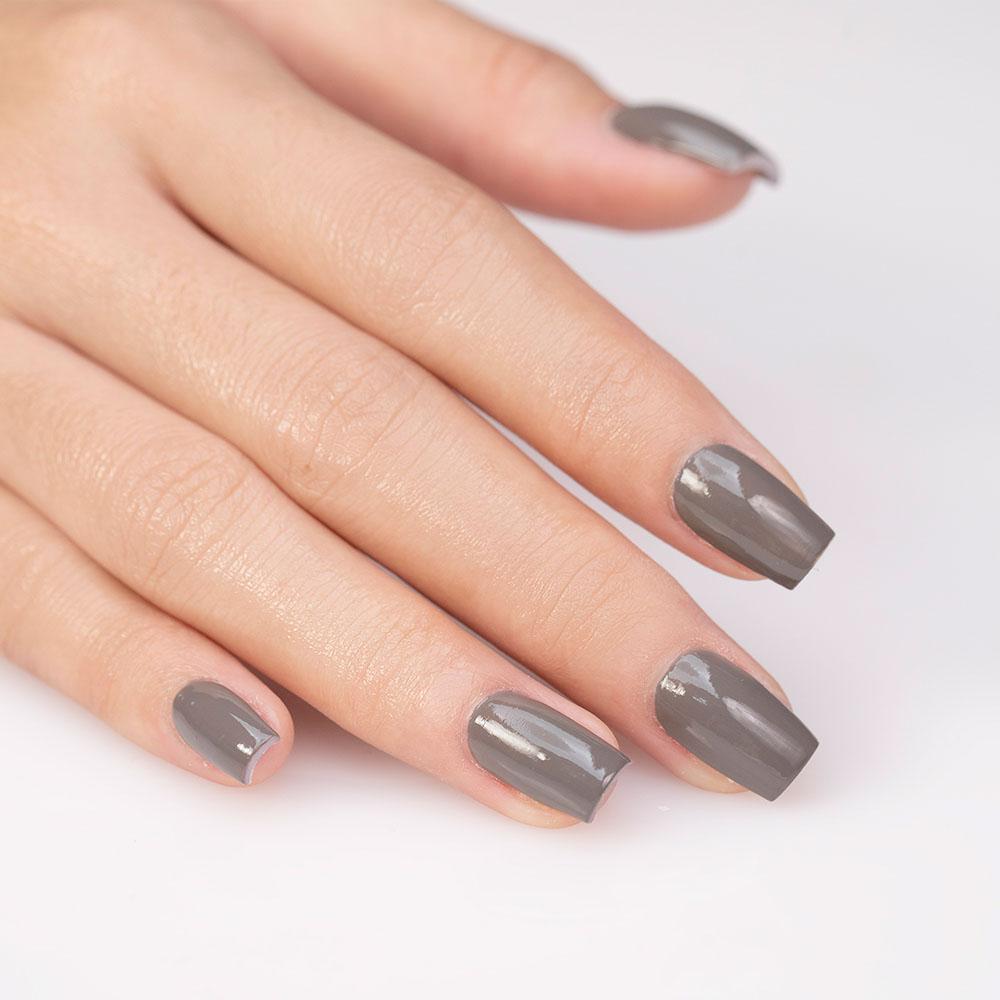 LDS Gray Dipping Powder Nail Colors - 039 Gloomy Day