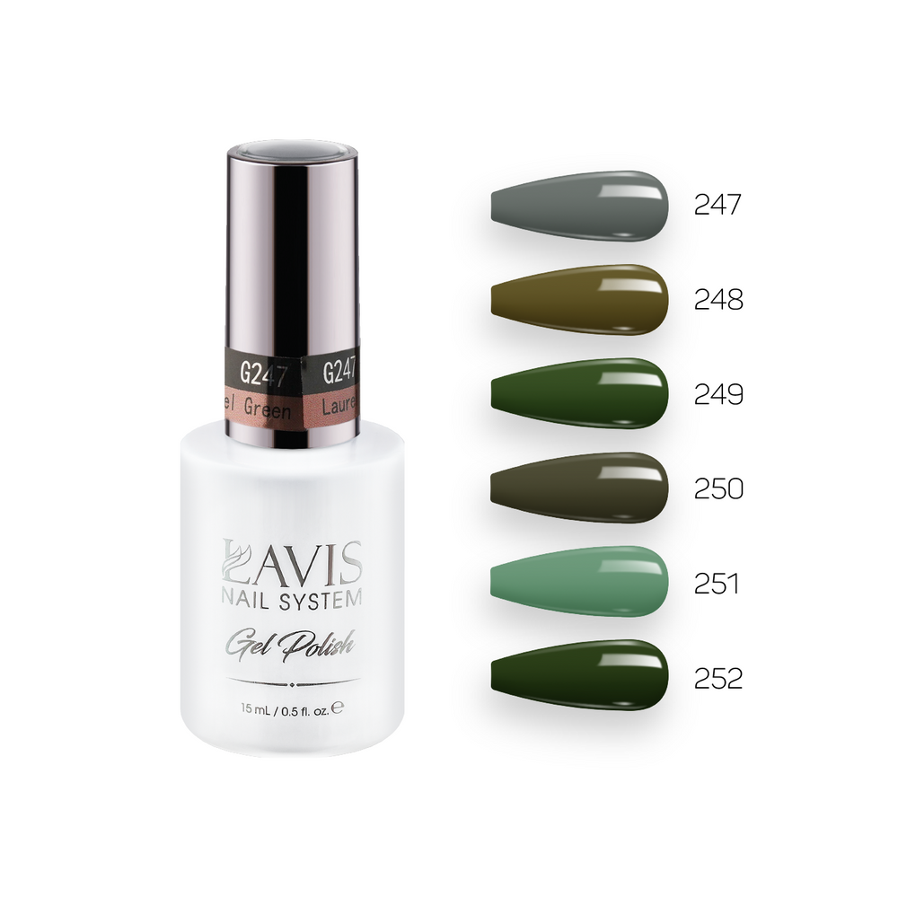  Lavis Gel Fall Winter Set G3 (6 colors): 247, 248, 249, 250, 251, 252