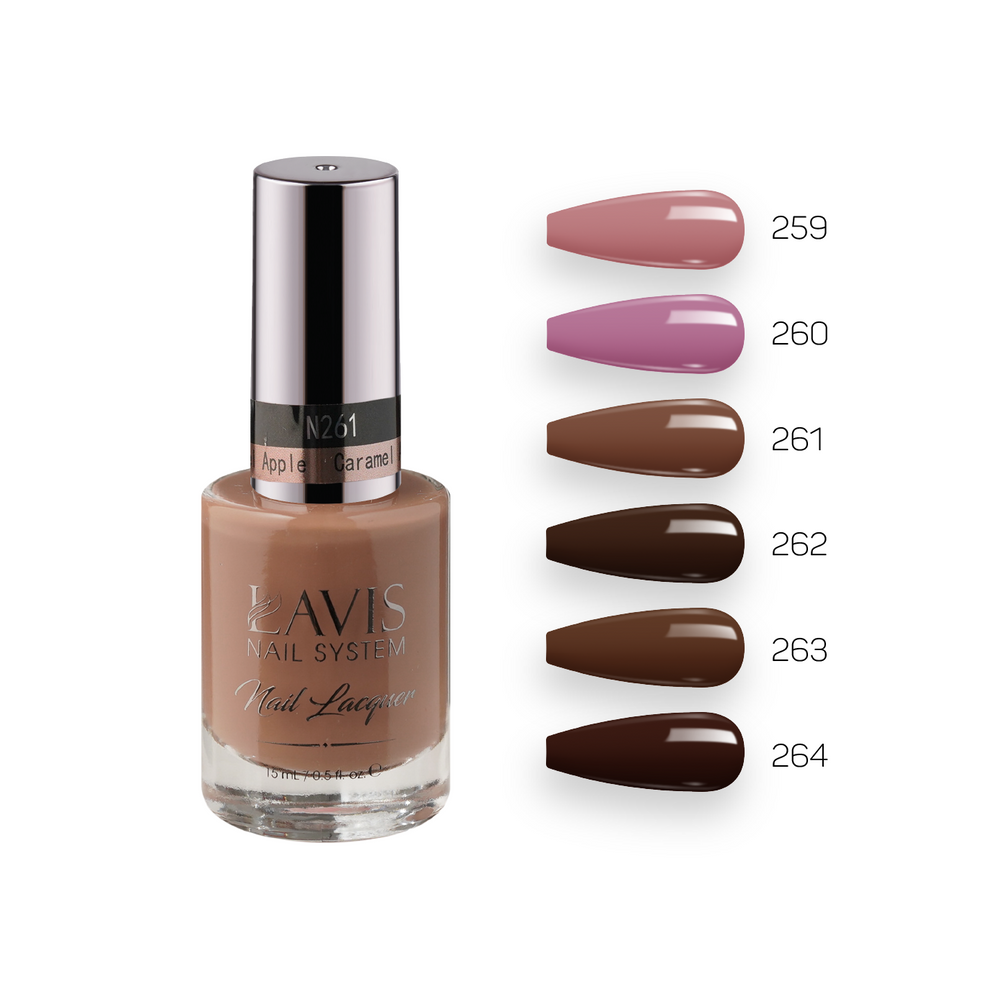 LAVIS Nail Lacquer Fall Winter Set N4 (6 colors): 259, 260, 261, 262, 263, 264