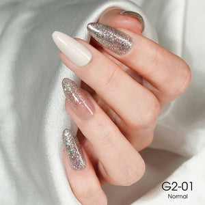 LAVIS Glitter G02 - 01 - Gel Polish 0.5 oz - Pillow Talk Collection