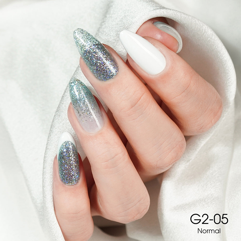 LAVIS Glitter G02 - 05 - Gel Polish 0.5 oz - Pillow Talk Collection