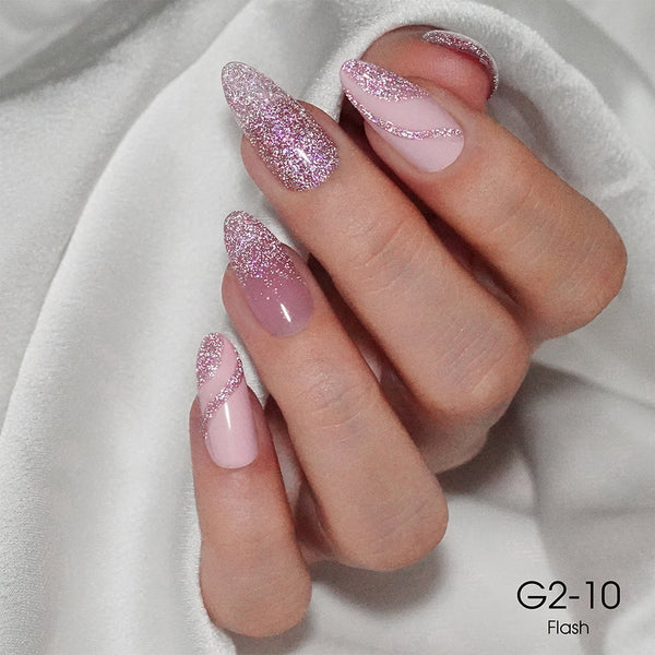 LAVIS Glitter G02 - 10 - Gel Polish 0.5 oz - Pillow Talk Collection