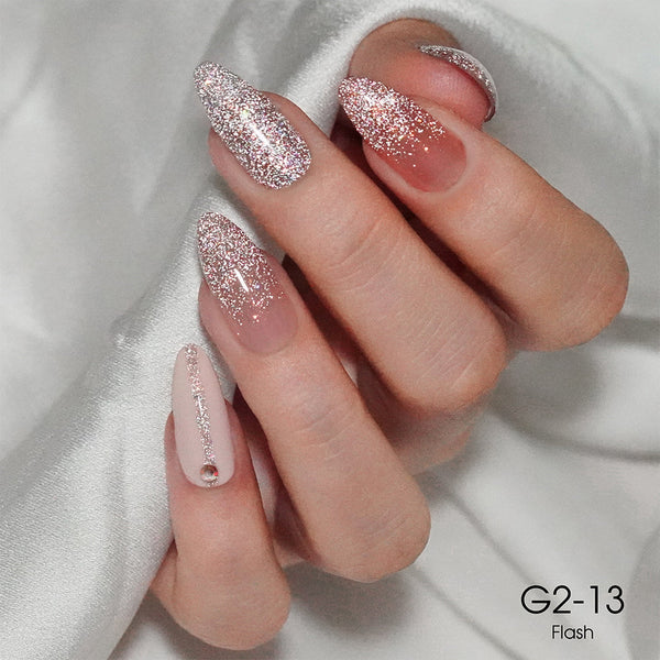 LAVIS Glitter G02 - 13 - Gel Polish 0.5 oz - Pillow Talk Collection