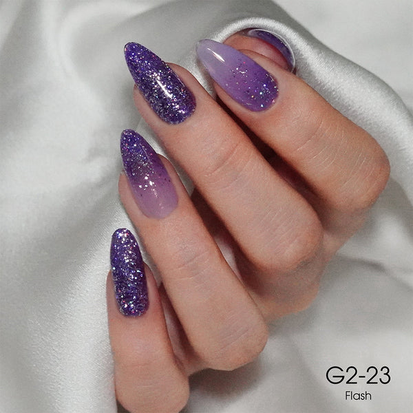 LAVIS Glitter G02 - 23 - Gel Polish 0.5 oz - Pillow Talk Collection