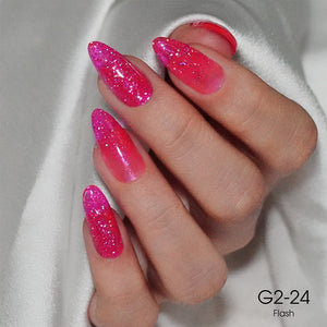 LAVIS Glitter G02 - 24 - Gel Polish 0.5 oz - Pillow Talk Collection