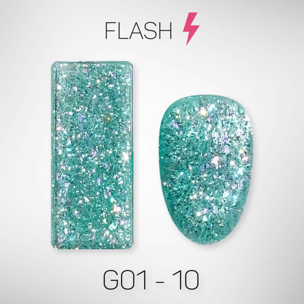 LAVIS Glitter G01 - 10 - Gel Polish 0.5 oz - Galaxy Collection