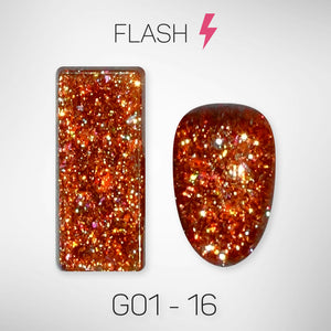 LAVIS Glitter G01 - 16 - Gel Polish 0.5 oz - Galaxy Collection