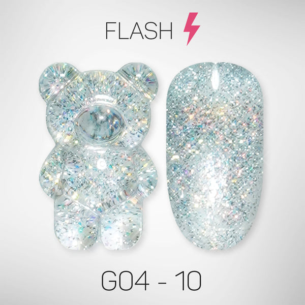 LAVIS Glitter G04 - 10 - Gel Polish 0.5 oz - Couture Collection