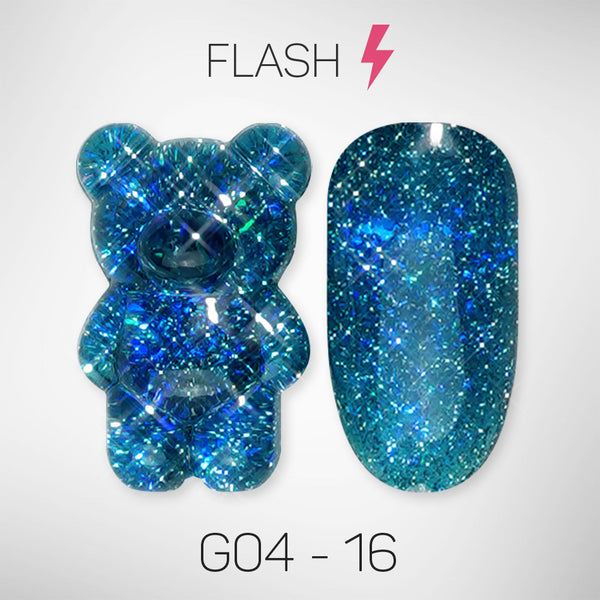 LAVIS Glitter G04 - 16 - Gel Polish 0.5 oz - Couture Collection