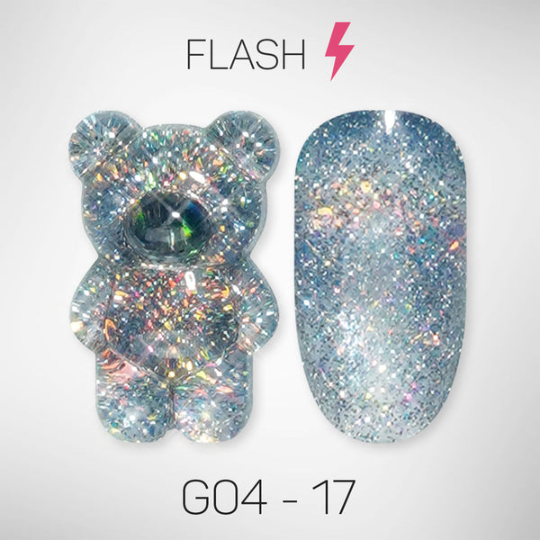 LAVIS Glitter G04 - 17 - Gel Polish 0.5 oz - Couture Collection