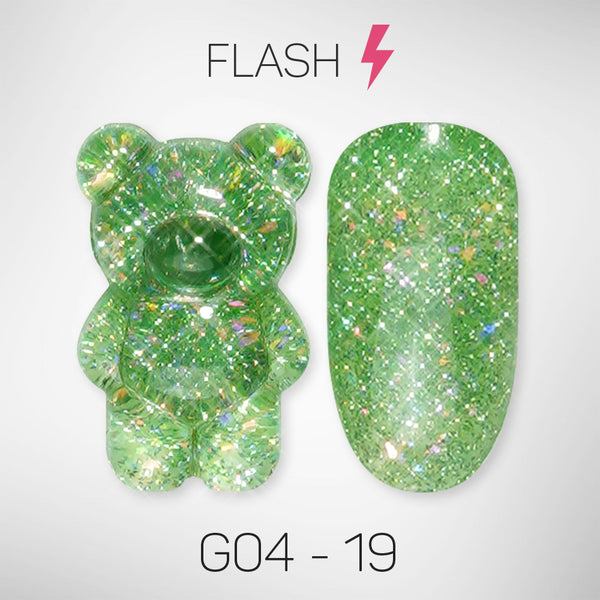 LAVIS Glitter G04 - 19 - Gel Polish 0.5 oz - Couture Collection