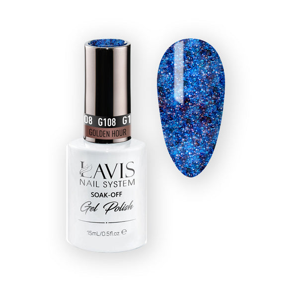 SUNSET PARTY - Lavis Holiday Gel Nail Polish Collection: 097, 098, 099, 101, 103, 104, 106, 107, 108