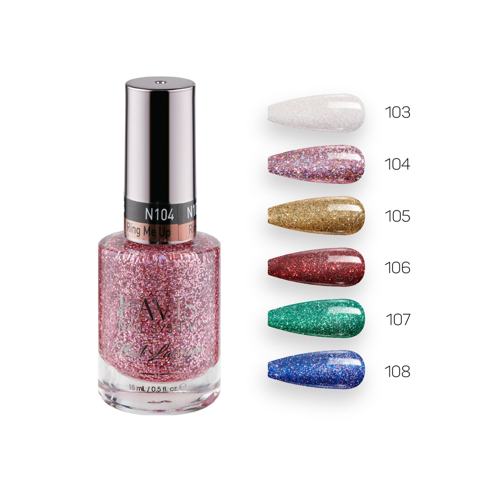 LAVIS Nail Lacquer Holiday Fall Set N1 (6 colors): 103, 104, 105, 106, 107, 108
