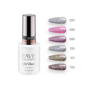  Lavis Gel Flashy Beyond Diva Set G2 (6 colors): 097, 098, 099, 100, 101, 102